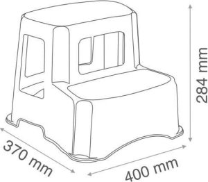Triton Taboret antypoślizgowy Podnóżek Drabinka 100 kg 4
