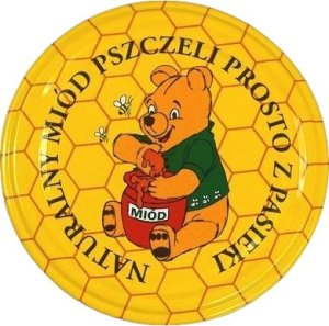 Tragar Wieczko zakrętka 82 mm do słoików - Miód 100 szt 2