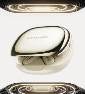 Słuchawki Awei AWEI słuchawki Bluetooth 5.4 TZ12 + stacja dokująca czarny/black 4