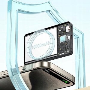 Powerbank Awei AWEI PowerBank MagSafe P33K 10000mAh 22.5W czarny/black 6