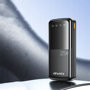 Powerbank Awei AWEI PowerBank P13K 20000mAh 22.5W czarny/black Digital Display 3