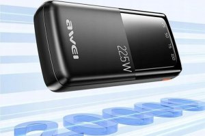Powerbank Awei AWEI PowerBank P13K 20000mAh 22.5W czarny/black Digital Display 4