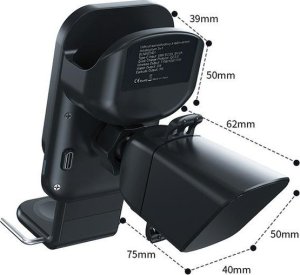 Beline Beline uchwyt samochodowy z ładowaniem indukcyjnym BLNWCH01 3w1 Smartphone/iWatch/Airpods 5