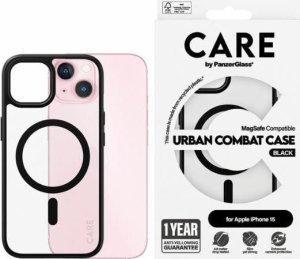 PanzerGlass CARE by PanzerGlass Urban Combat Case iPhone 15 6,1" MagSafe czarny/black 1425 1