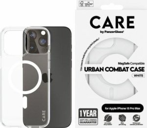 PanzerGlass CARE by PanzerGlass Urban Combat Case iPhone 15 Pro Max 6,7" MagSafe biały/white 1420 1