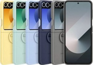 Samsung Etui Samsung EF-PF741TNEGWW Z Flip6 F741 granatowy/navy Silicone Case with Ring 13