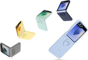 Samsung Etui Samsung EF-PF741TNEGWW Z Flip6 F741 granatowy/navy Silicone Case with Ring 2
