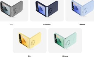 Samsung Etui Samsung EF-PF741TNEGWW Z Flip6 F741 granatowy/navy Silicone Case with Ring 5