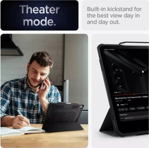 Etui na tablet Spigen Spigen Rugged Armor PRO iPad Air 13" 2024 czarny/black ACS07669 45