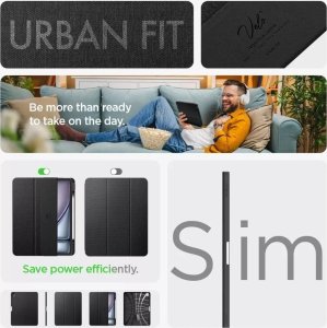 Etui na tablet Spigen Spigen Urban Fit iPad Air 13" 2024 czarny/black ACS07671 51