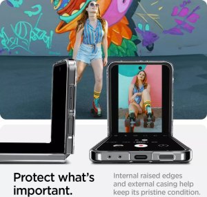 Spigen Air Skin Samsung Galaxy Z Flip 6 przezroczysty/crystal clear ACS07836 24