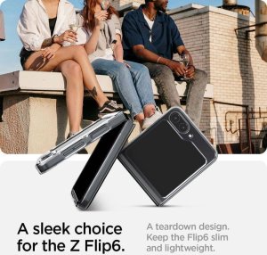 Spigen Air Skin Samsung Galaxy Z Flip 6 przezroczysty/crystal clear ACS07836 46