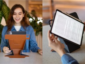 Etui na tablet Uniq UNIQ etui Ryze 360 iPad Pro 11" (2024) karmelowy brązowy/carmel 5