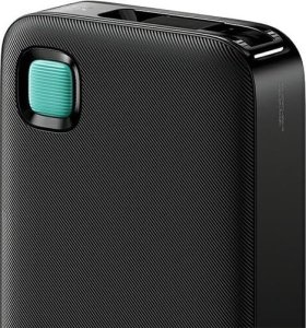 Powerbank Usams USAMS Powerbank ze zwijanym kablem Retractable Lightning 10000 mAh PD 20W Fast Charge XY Series czarny/black 10KCD22501 (US-CD225) 11