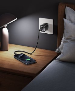 Ładowarka Usams USAMS Ład. siec. CC229 30W GaN USB-C/USB-A Fast Charging XC Series czarny/black CC229TC01 13