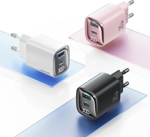 Ładowarka Usams USAMS Ład. siec. CC229 30W GaN USB-C/USB-A Fast Charging XC Series czarny/black CC229TC01 4