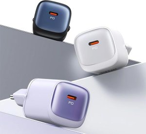 Ładowarka Usams USAMS Ład. siec. CC251 30W GaN USB-C Fast Charging HC Series fioletowy/purple CC251TC03 3