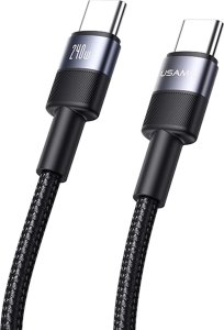 Kabel USB Usams USB-C - USB-C 1.2 m Czarny (Usa001453) 2
