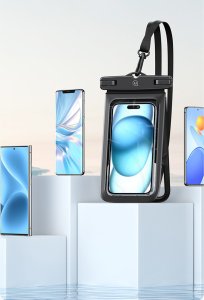 Usams USAMS Etui wodoodporne podwójne 6.7" IP68 różowy/pink FSD1403 (YD014) 13