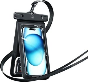 Usams USAMS Etui wodoodporne podwójne 6.7" IP68 różowy/pink FSD1403 (YD014) 2