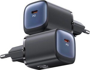 Ładowarka Usams USAMS Ład. siec. CC248 20W GaN USB-C Fast Charging HC Series czarny/black CC248TC01 2