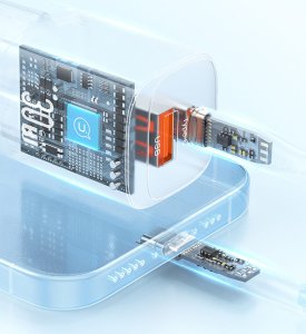 Ładowarka Usams USAMS Ład. siec. CC254 30W GaN USB-C/USB-A Fast Charging HC Series czarny/black CC254TC01 13