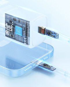 Ładowarka Usams USAMS Ład. siec. CC251 30W GaN USB-C Fast Charging HC Series czarny/black CC251TC01 11