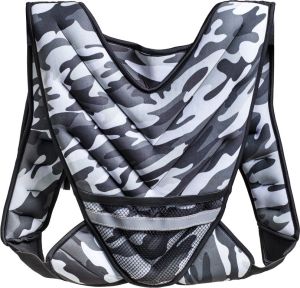 inSPORTline Kamizelka z obciążeniem Klaper 5 kg szary kamuflaż - 13465-3 2