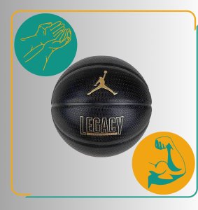 Jordan  Jordan Legacy 2.0 8P In/Out Ball J1008253-051 Czarne 7 5