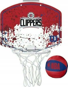 Wilson Wilson NBA Team Los Angeles Clippers Mini Hoop WTBA1302LAC Czerwone One size 1