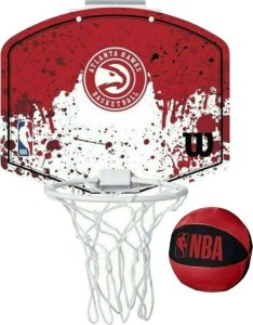 Wilson Wilson NBA Team Atlanta Hawks Mini Hoop WTBA1302ATL Czerwone One size 1