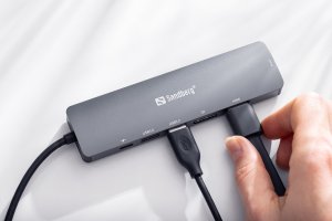 Stacja/replikator Sandberg 8K Display Dock USB-C (136-43) 5