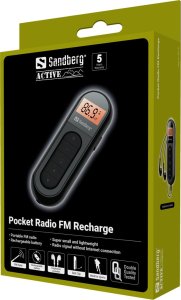 Radio Sandberg Pocket Radio FM Recharge 7