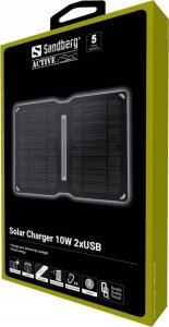 Ładowarka solarna Sandberg Solar Charger 10W 2xUSB 2