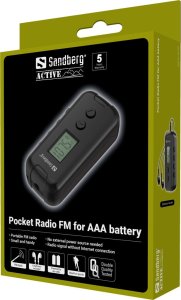 Radio Sandberg Pocket Radio FM for AAAbattery 6