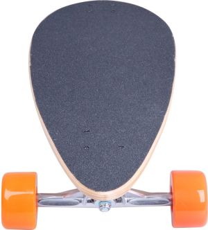 Deskorolka Worker Deskorolka Longboard Skully 36" czarno-pomarańczowa (11139) 2