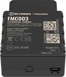 Napęd Teltonika 4G Bluetooth OBD GPS Tracker, 2