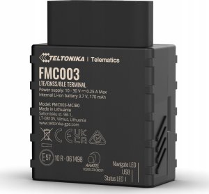 Napęd Teltonika 4G Bluetooth OBD GPS Tracker, 9