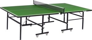 Stół do tenisa stołowego inSPORTline Wzmacniany stół do tenisa z siatką na kółkach inSPORTline Pinton Kolor Zielony () - 6849-1 1