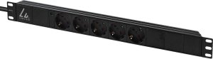 Listwa zasilająca Lanview 19" 1U 5 gniazd Schuko typ F do szafy rack (LVR-3MSCH-LIC-SCH5) 2