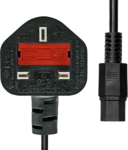 Kabel zasilający ProXtend Power Cord UK to C15 1M Black 2