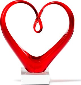 Leonardo Leonardo - Serce szklane czerwone 24cm EMOZIONE 3