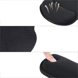 Strado Zestaw ergonomicznych żelowych podkładek - 3 sztuki (Czarny) 12