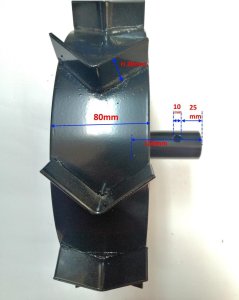 Glebogryzarka MasterCut KOŁA ŁOPATKOWE METALOWE ŻELAZNE DO GLEBOGRYZARKI MASTERCUT HSDT80 OŚ 28mm ŚREDNICA 360mm 2