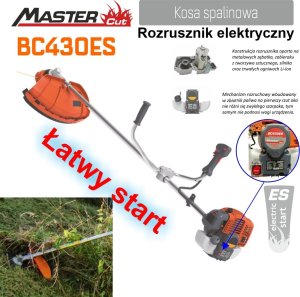 MasterCut KOSA SPALINOWA MASTERCUT BC430ES Z ROZRUSZNIKIEM ELEKTRYCZNYM ESTART KOSA DO TRAWY WYKASZARKA PODKASZARKA PODCINARKA 2,2KM 8