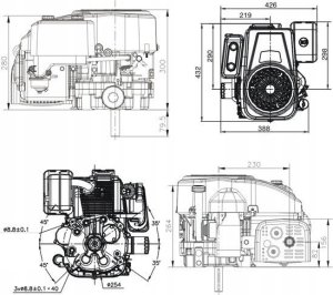 Loncin SILNIK LONCIN LC1P92F DO TRAKTORKA SPALINOWY BENZYNOWY 1P92 16 KM 452 cm3 / EMAK K1600 / AL-KO Pro 450 / LONCIN 1P92 JEDNOCYLINDROWY WAŁ PIONOWY WALCOWY 25,4 mm MOTOR HONDA ,VANGUARD , BRIGGS , KOHLER, HUSQVARNA ,STIHL, STIGA, CEDRUS, OLEO-MAC, KA 10