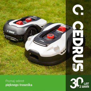 Robot koszący Cedrus CEDRUS M6+ ROBOT KOSZĄCY KOSIARKA AUTOMATYCZNA DO TRAWY C-MOW 600m2 - OFICJALNY DYSTRYBUTOR - AUTORYZOWANY DEALER CEDRUS 35
