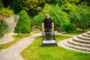 Cedrus SP31110 ZBIERACZ ZAMIATARKA DO TRAWY LIŚCI Z KOSZEM 66cm 8