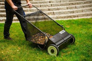 Cedrus SP31110 ZBIERACZ ZAMIATARKA DO TRAWY LIŚCI Z KOSZEM 66cm 9