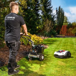 Cedrus VONBLON KVM600MH-LI URZĄDZENIE MASZYNA AKUMULATOROWA DO UKŁADANIA PRZEWODU KABLA KABLI NA TRAWNIKU PORTABLE WINCH - OFICJALNY DYSTRYBUTOR - AUTORYZOWANY DEALER CEDRUS 2